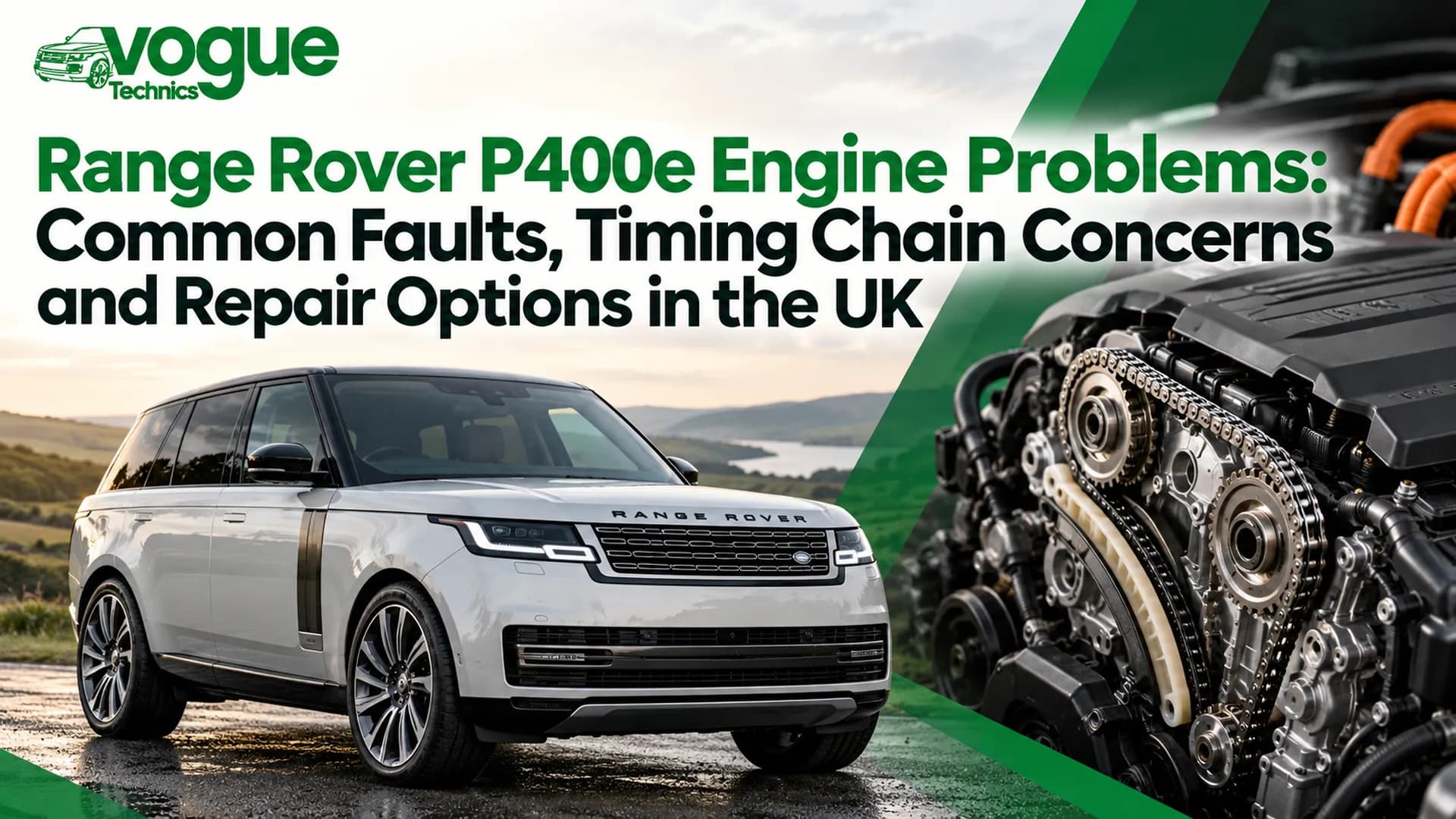 Range Rover P400e Engine Problems: Common Faults, Timing Chain Concerns and Repair Options in the UK